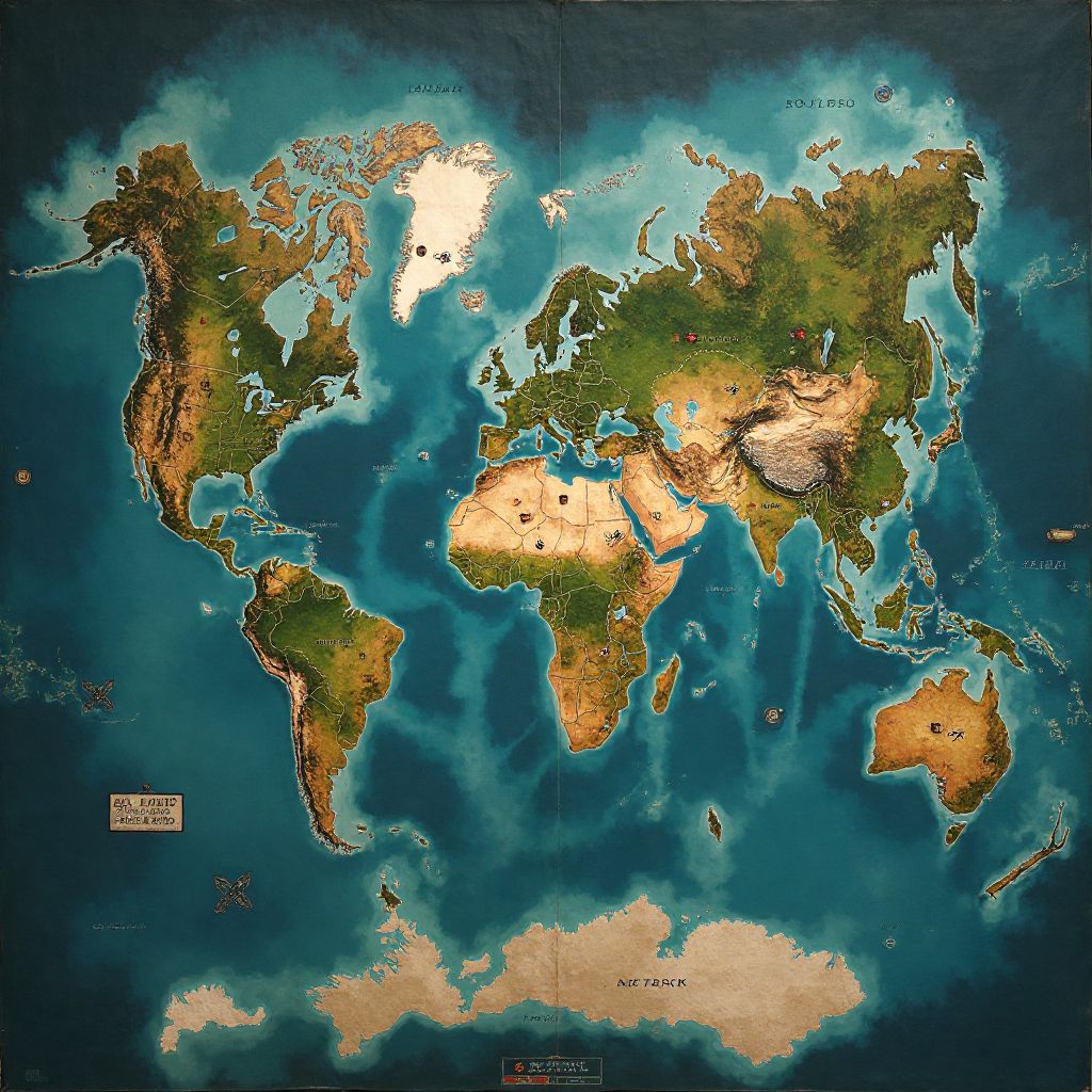 World Map Navigation